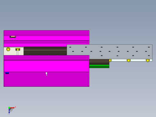 伸缩取料货叉俯视缩略图