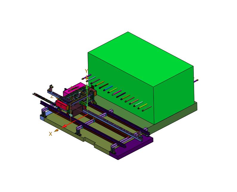 卧式转炉用的全自动捅风眼机