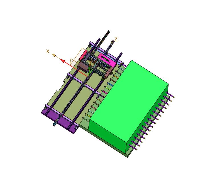 卧式转炉用的全自动捅风眼机