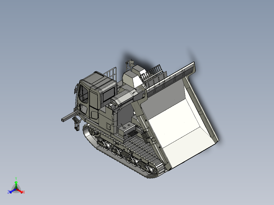 CD110R新型履带自卸运输车