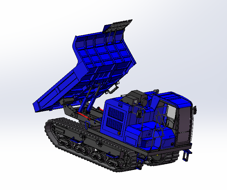 CD110R新型履带自卸运输车