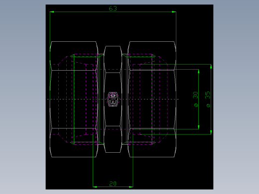 PARKER管接头EO Union G35LCF_front