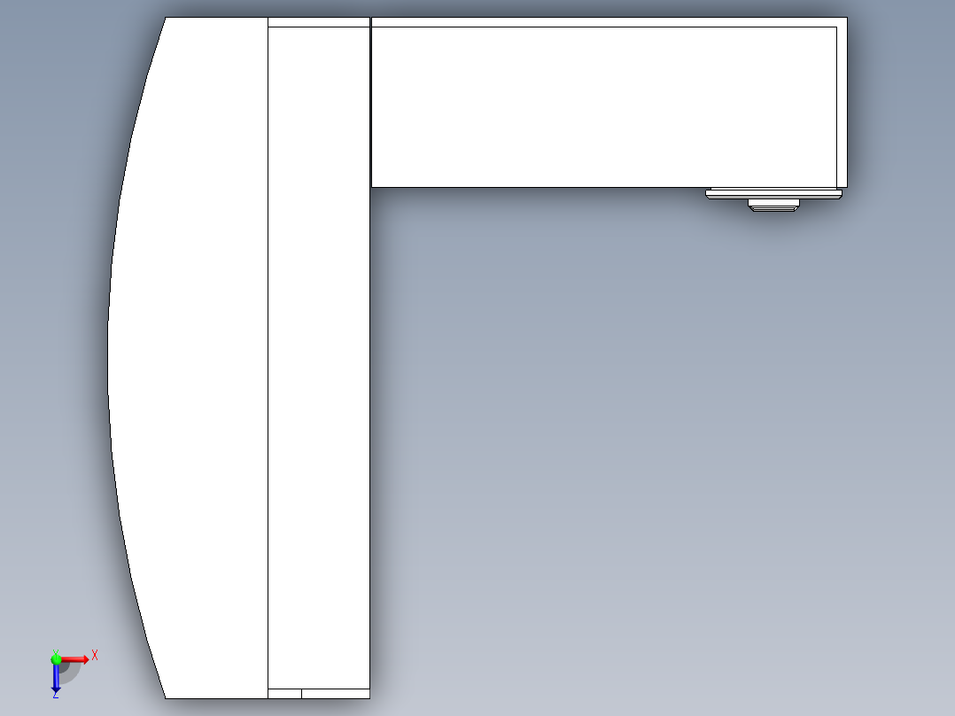 木制书桌俯视图