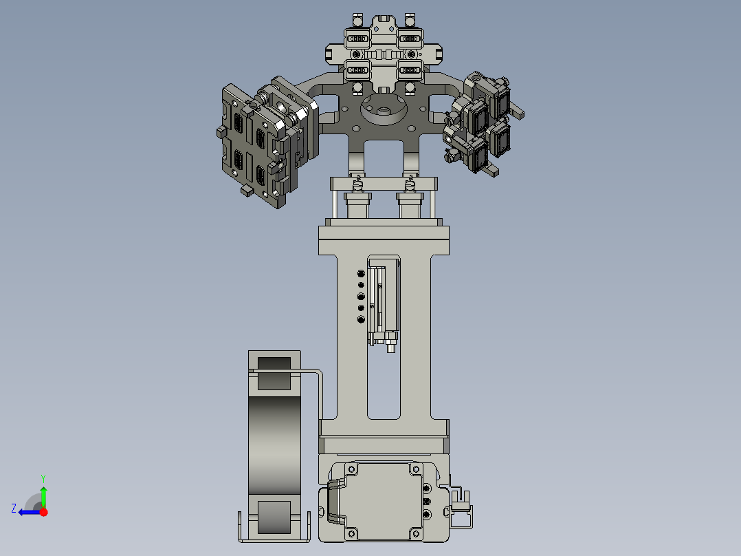 DWT100铝片二次定位-LX181右视图