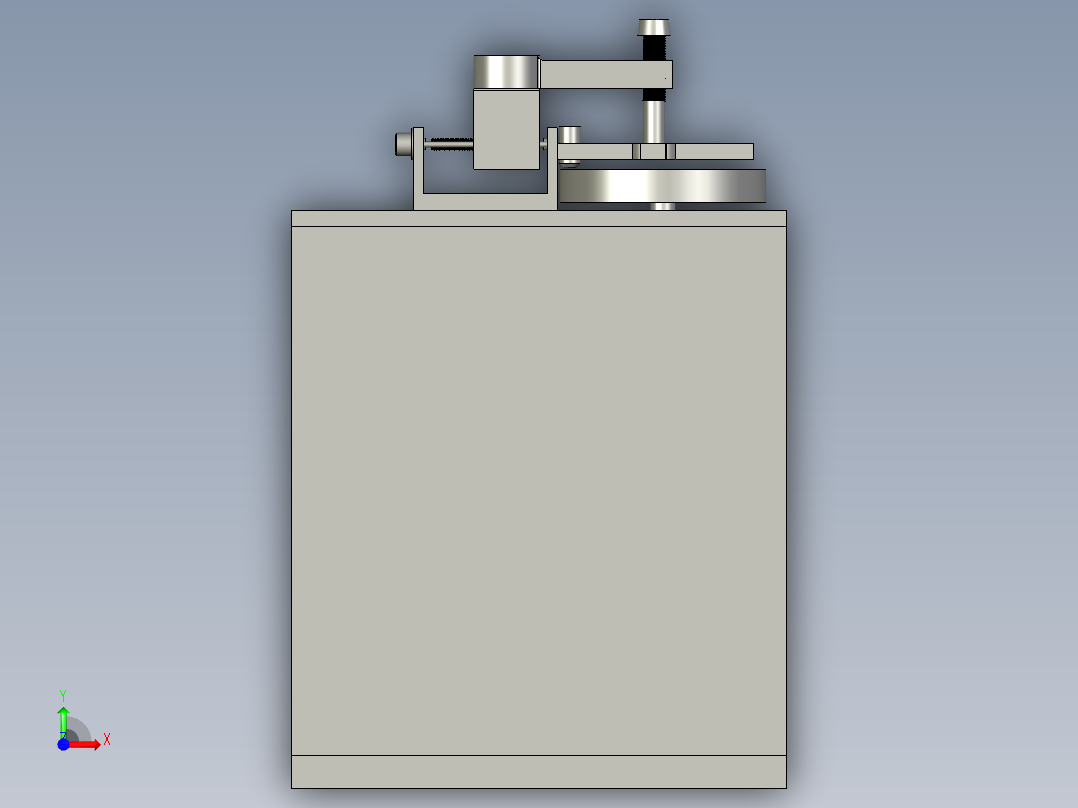 金属摩擦副滑动磨损机前视图
