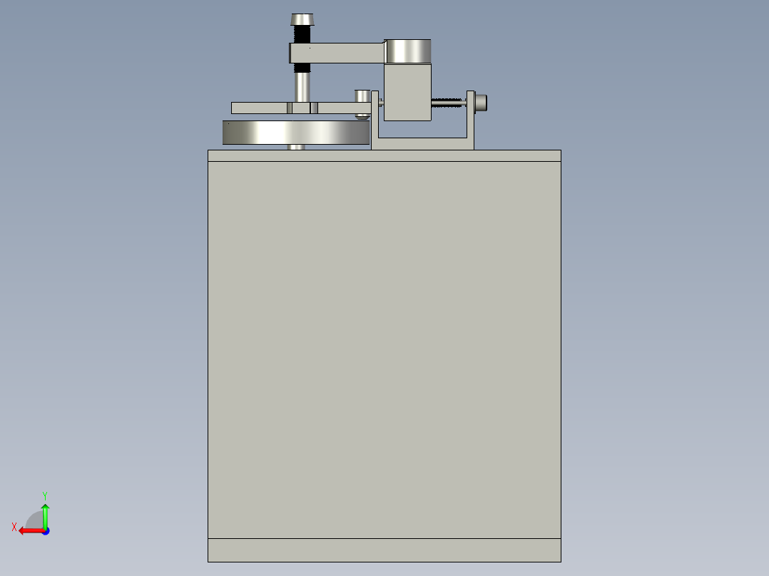 金属摩擦副滑动磨损机后视图