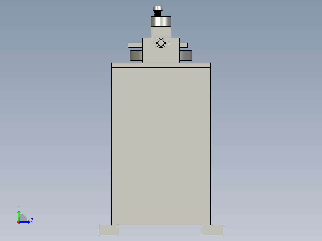 金属摩擦副滑动磨损机左视图
