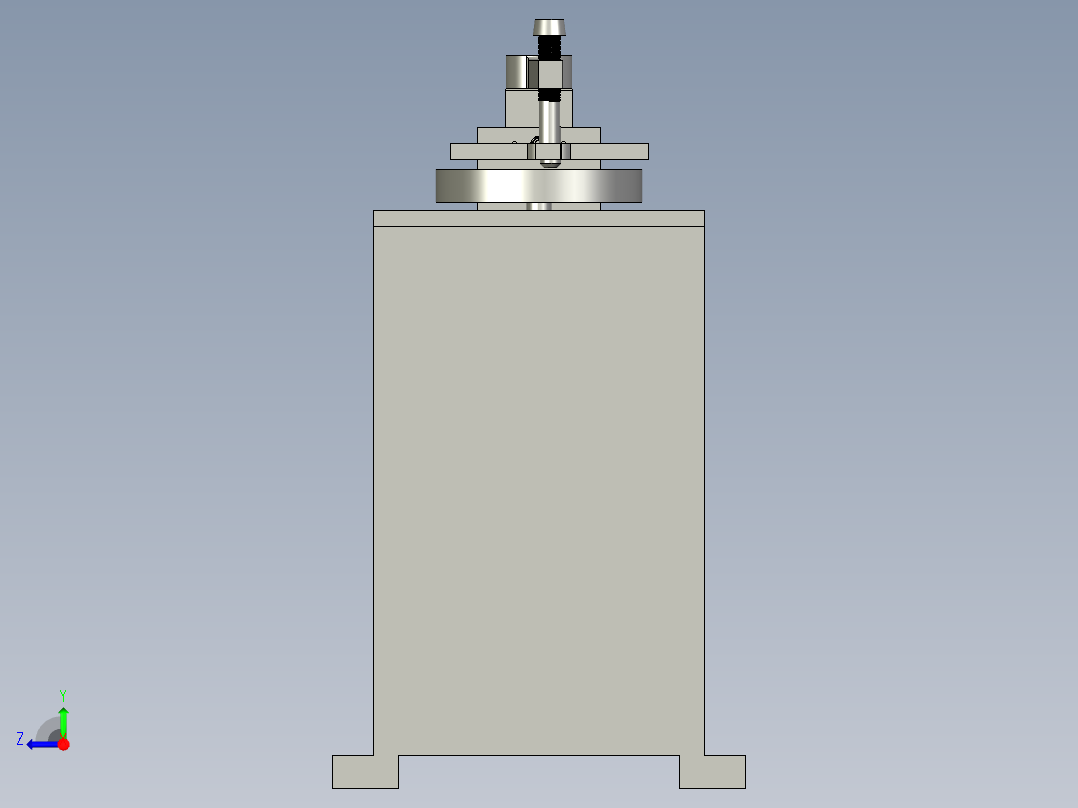 金属摩擦副滑动磨损机右视图
