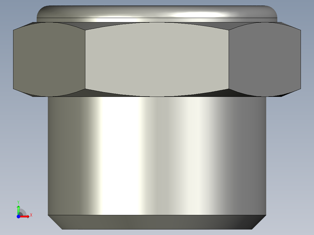 汇流板堵头BSLM02-S前视图