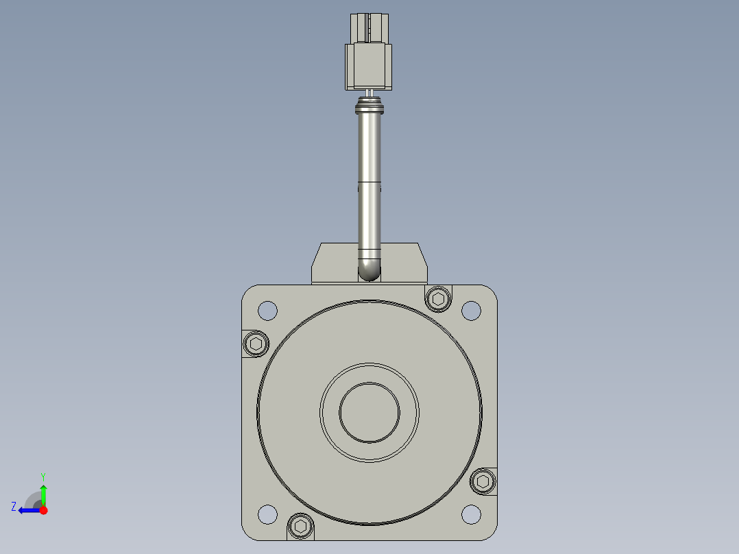 松下750W伺服-MHMD082G1CA右视图