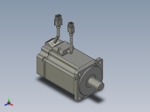 松下750W伺服-MHMD082G1CA正等轴测缩略图
