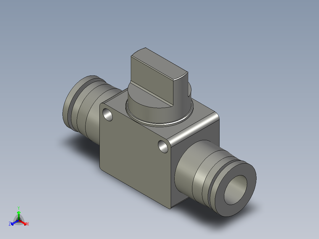 手阀PHV10A亚德客主视图