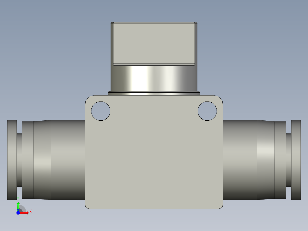 手阀PHV10A亚德客前视图
