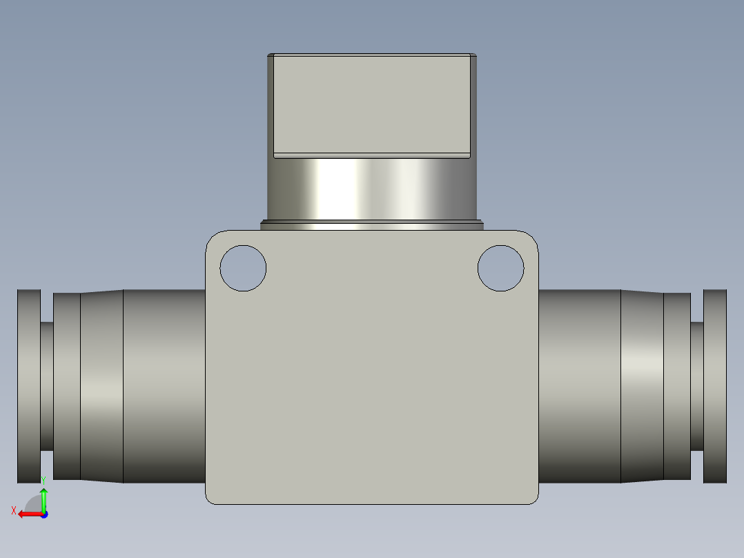 手阀PHV10A亚德客后视图