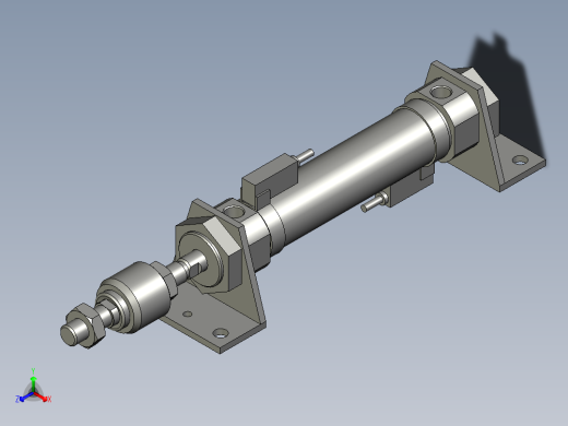 机械夹爪横移气缸1