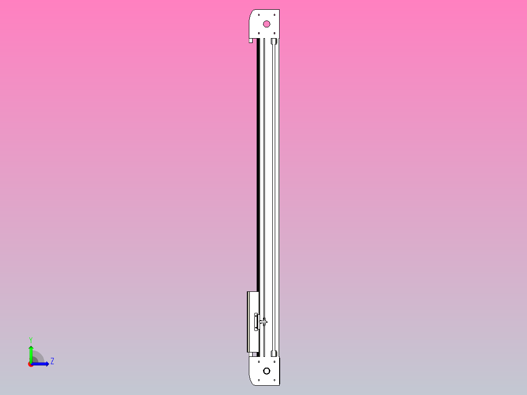 带式直线轴半闭式TPA-ONB-120F-90-L850-DL-J90-N3左视图