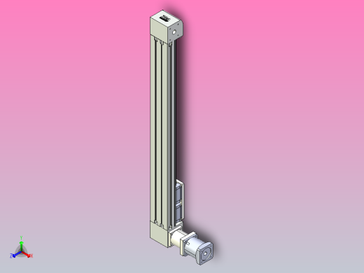 带式直线轴半闭式TPA-ONB-120F-90-L850-DL-J90-N3正等轴测缩略图