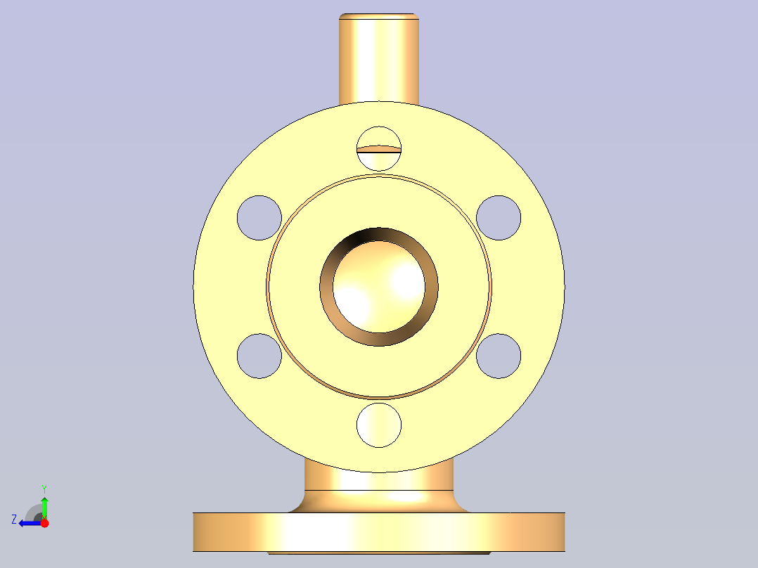 CB╱T 314-1995[B型法兰青铜节流阀B6040]右视图