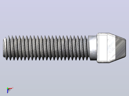 锤子头螺栓M12俯视缩略图