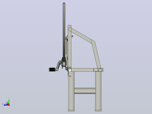 型材弯曲机profile-grbending-machine-2832-模型格式为 stp右视缩略图