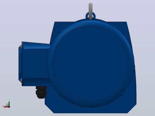 RF167法兰轴伸式安装斜齿轮减速机RF167-Y110-4P-315S-M1-0°-Φ550后视缩略图