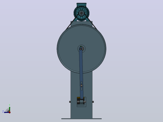 双向运动机构偏心压力机右视缩略图