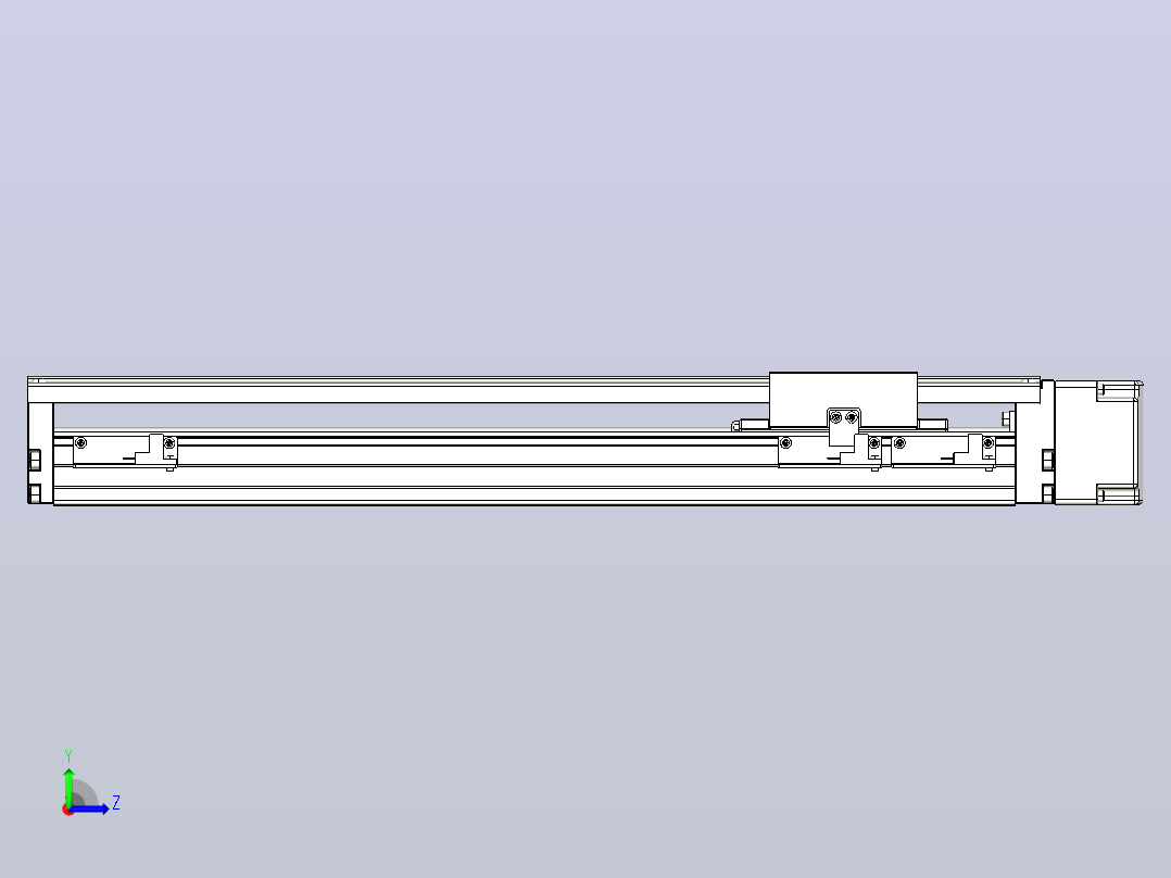 线性模块铝制底座TPA-KNR-86E-1610C-L350A1-ML-H40-N3左视图
