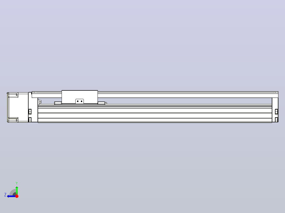 线性模块铝制底座TPA-KNR-86E-1610C-L350A1-ML-H40-N3右视图