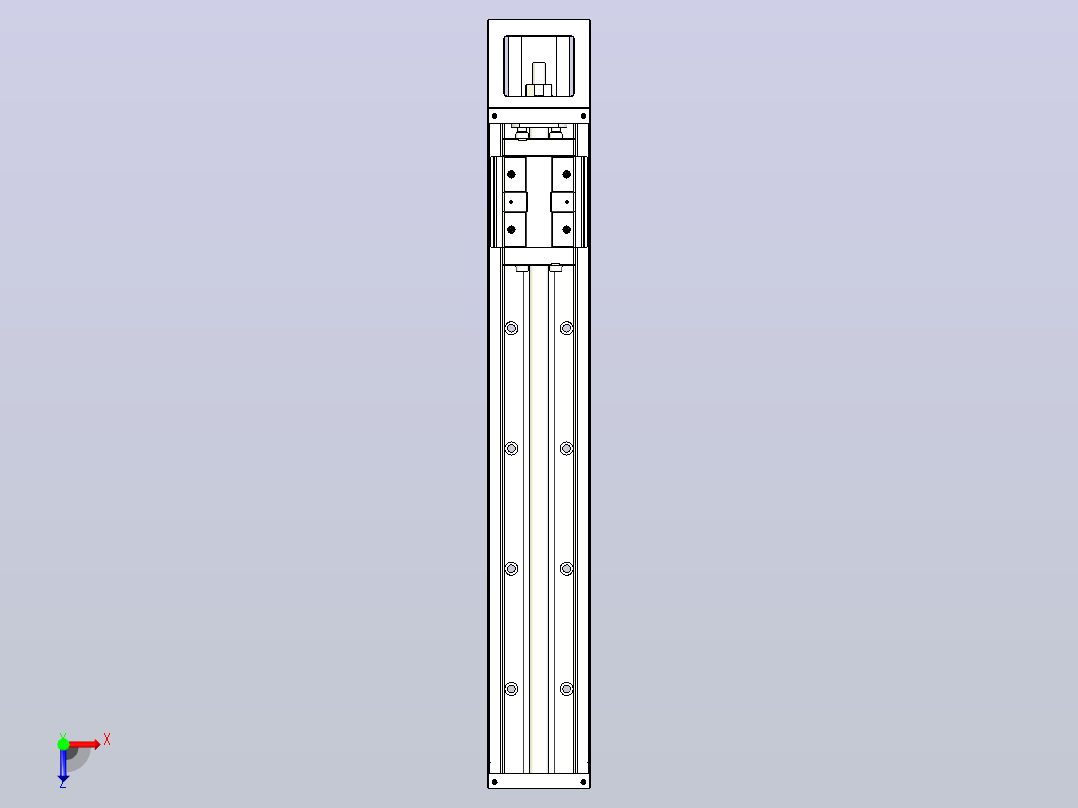 钢基模组TPA-KSR-8610C-540A1-M-F0俯视图