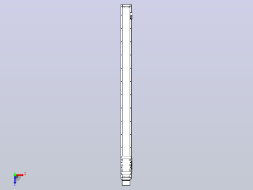 滚珠丝杠直线轴内置导轨TPA-GCR-80-1610C-L1100-MP-M40-N3俯视缩略图