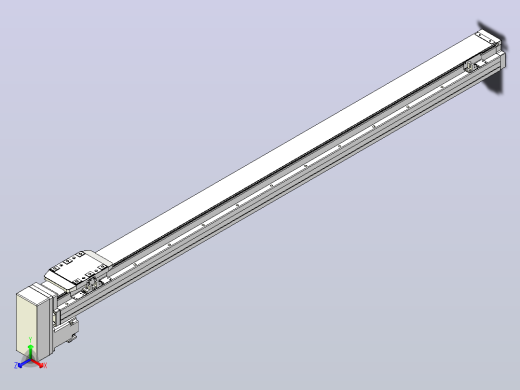 滚珠丝杠直线轴内置导轨TPA-GCR-80-1610C-L1100-MP-M40-N3正等轴测缩略图