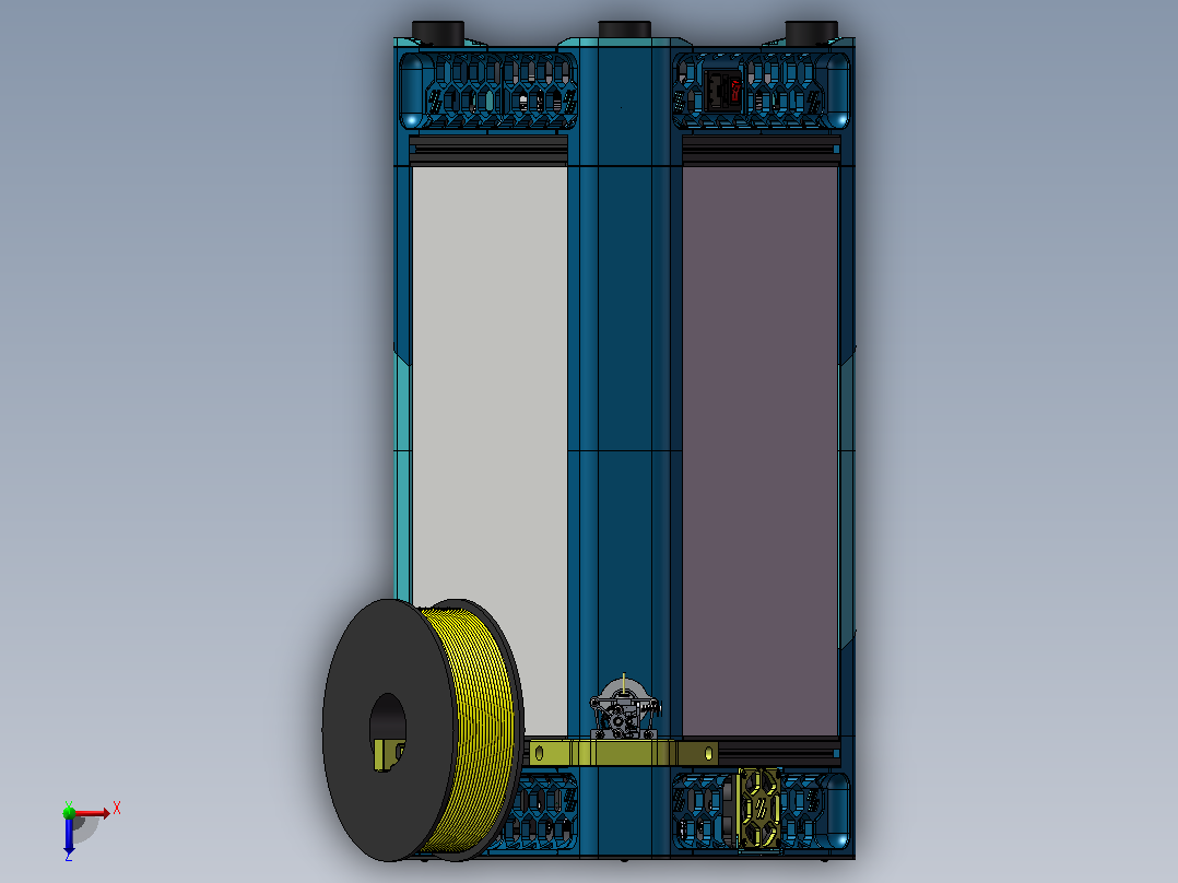 3D打印机Velta R2俯视图