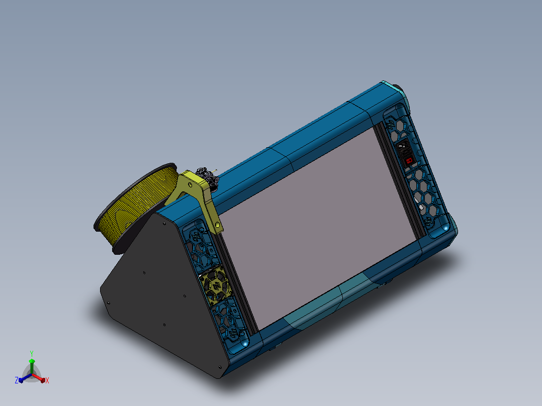 3D打印机Velta R2正等轴测图