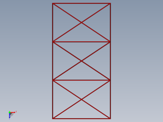 车库框架 6x3x2,2俯视缩略图