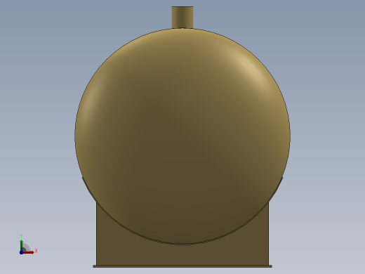 solidwork中的锅炉设计前视缩略图