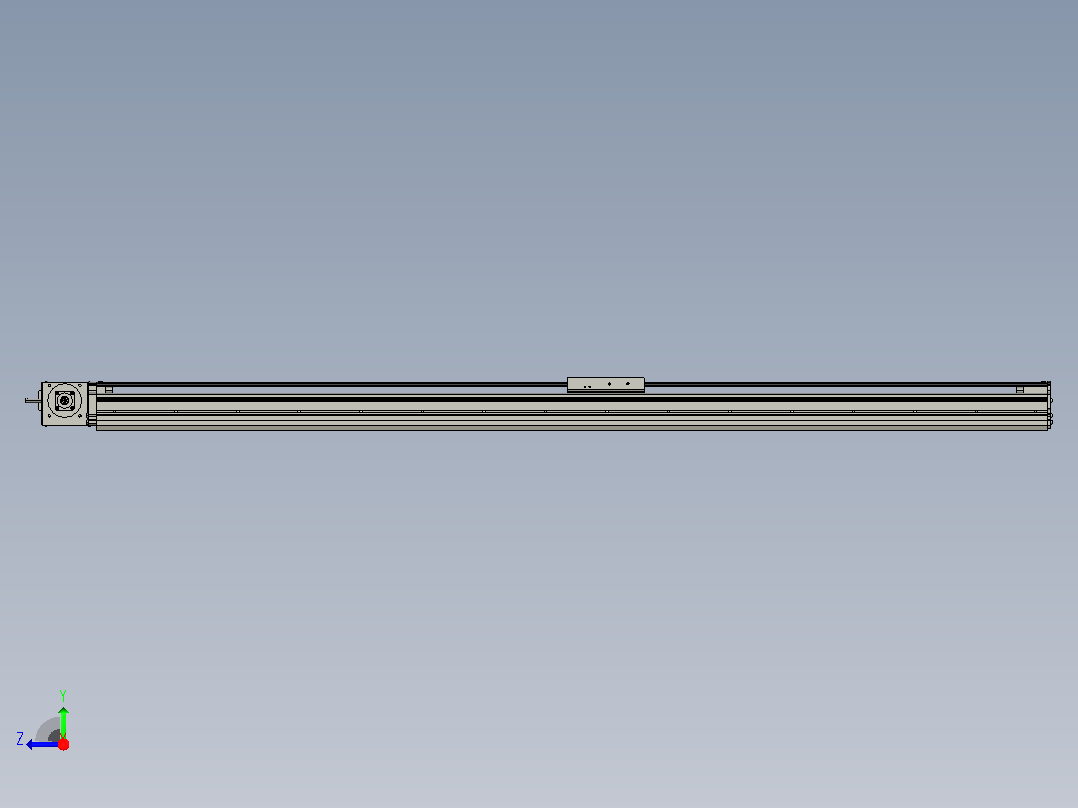 MT120BT半封闭皮带滑台[MT120BT.L100.1300.RT.P40.C3]右视图
