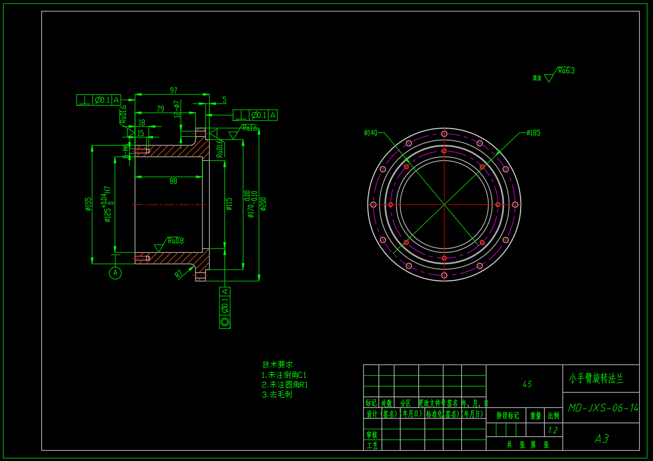 六自由度搬运码垛机械手（SW+CAD+说明书）