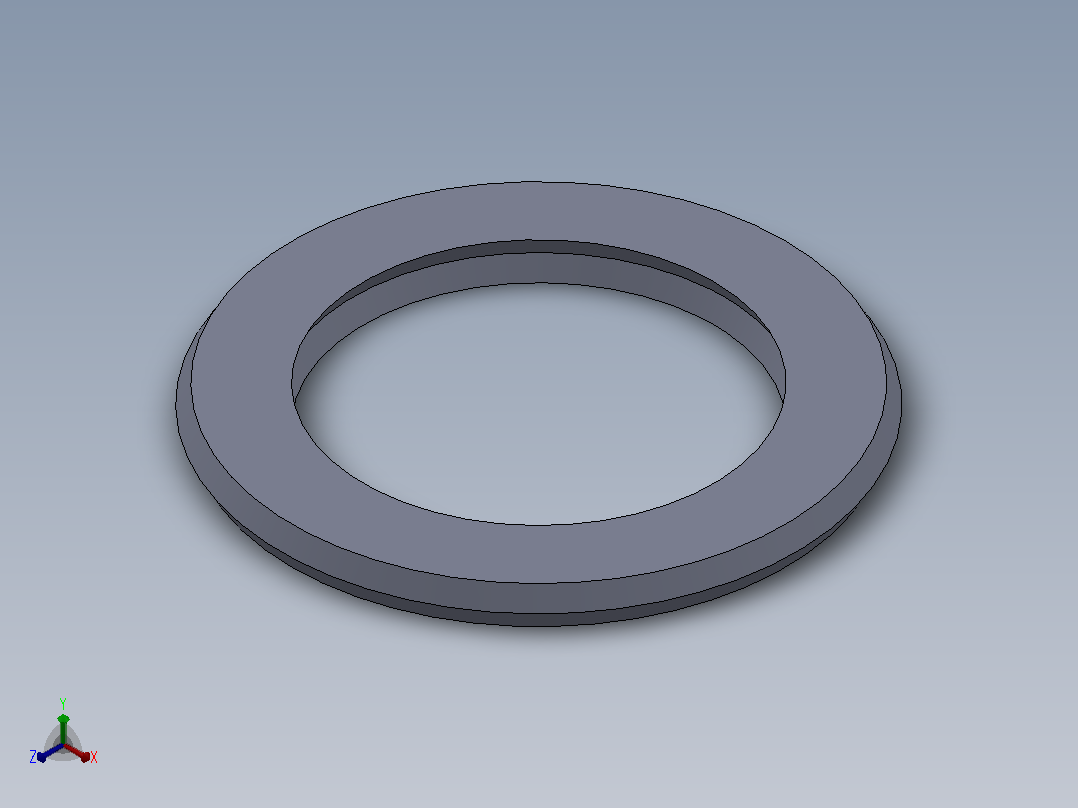 多套GBT4622管法兰用缠绕式垫片3D模型Solidworks设计正等轴测图