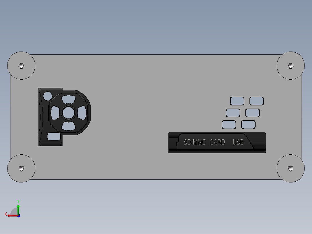 5D组装治具sw16可编辑后视图