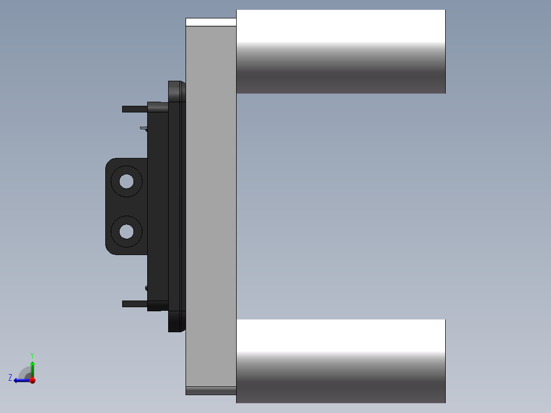 5D组装治具sw16可编辑右视图
