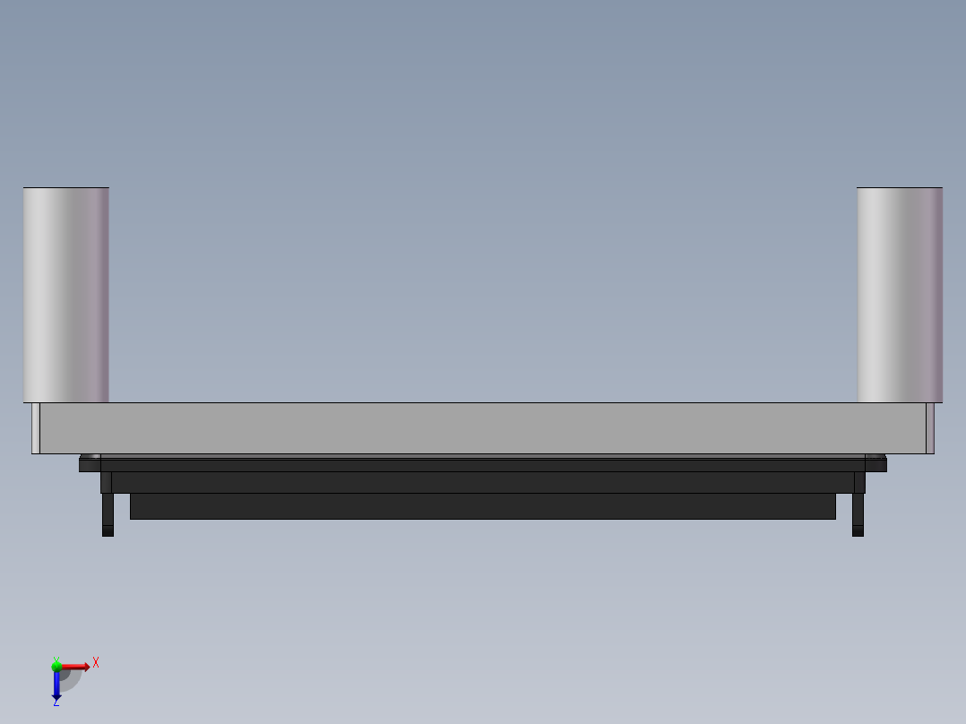 5D组装治具sw16可编辑俯视图