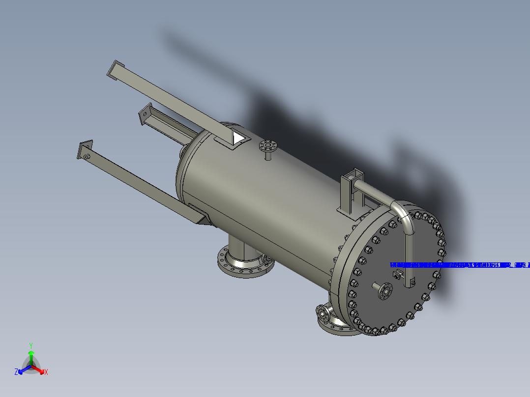 空气干燥器3D模型proe