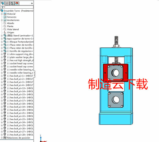 一款压力机3D模型缩略图