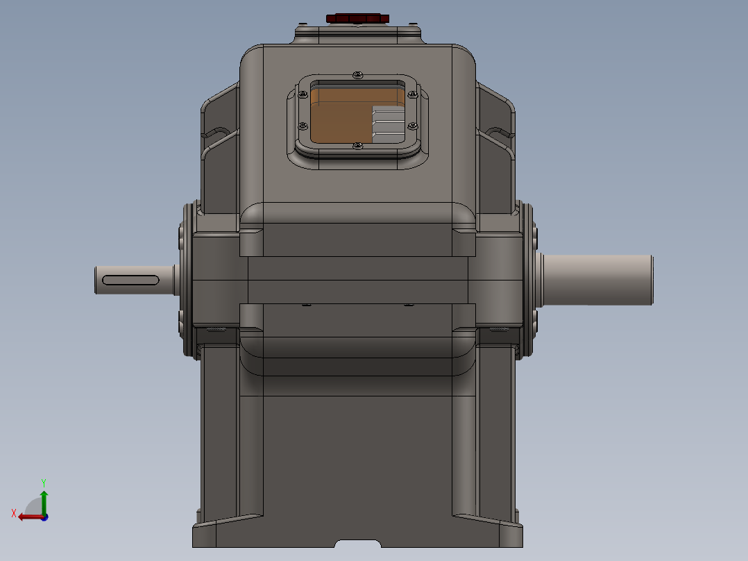 齿轮箱变速箱SW2014后视图