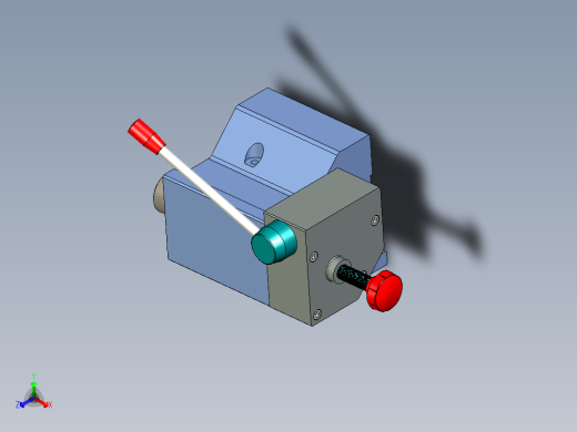 车床尾座3d图纸 数控CNC车床素材CAXA图素材 车床尾座3d三维模型