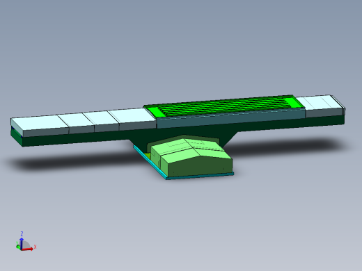 大型数控机床XY联动工作台3d图纸 直线电机两轴工作台3D三维模型