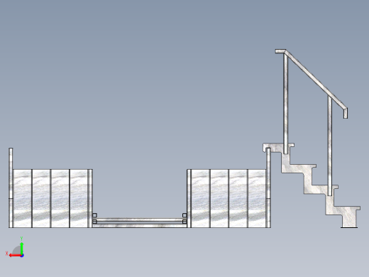 活动梯活动坡道后视缩略图