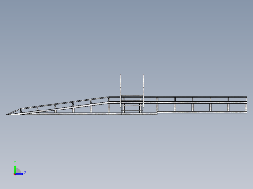 活动梯活动坡道左视缩略图