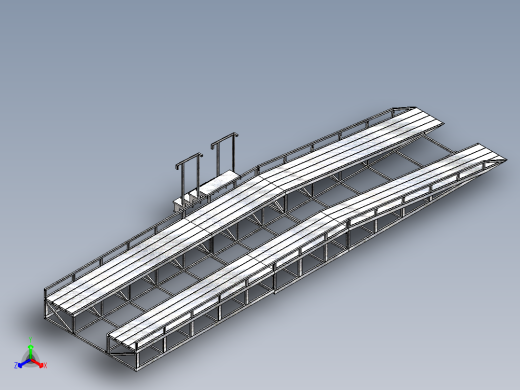 活动梯活动坡道正等轴测缩略图