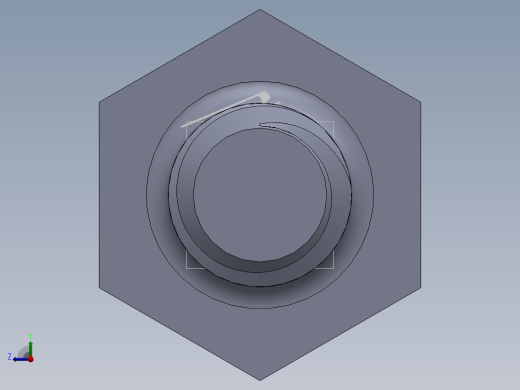 UNC 六角螺栓-Hex Bolt 0.250-20 x 1.500.SLDPRT右视缩略图